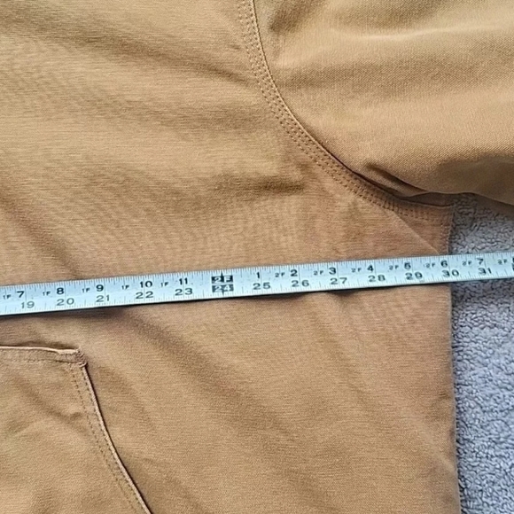 Vintage Carhartt Active Jacket Men 2XL Tan Work Hoodie Quilt Lined Duck Canvas - Picture 7 of 9